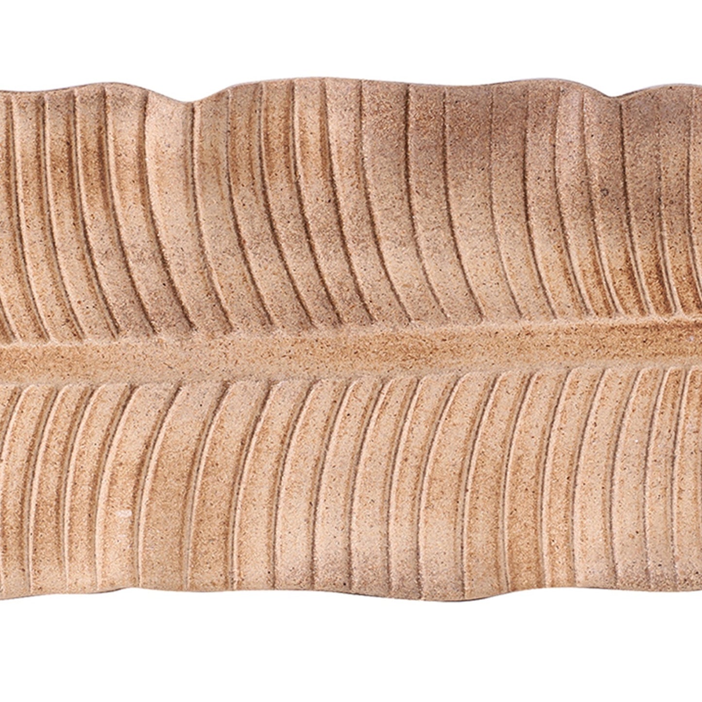 Natural fiber banana leaf-shaped mat for van life and outdoor adventures