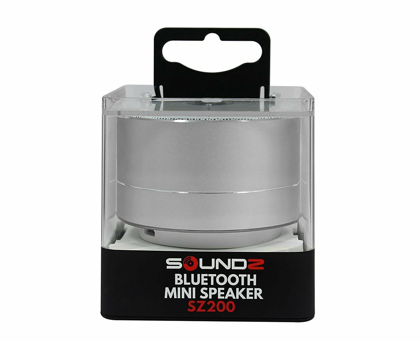 SOUND2 SZ200 Bluetooth mini speaker in clear retail packaging, ideal for van life and outdoor adventures