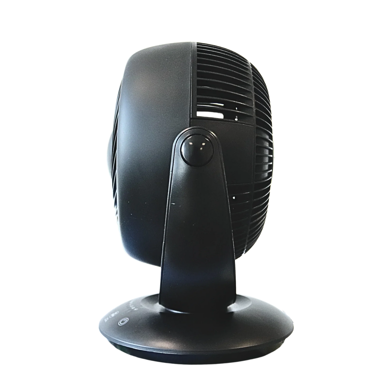 Compact black USB fan for van life, camping, and outdoor adventures