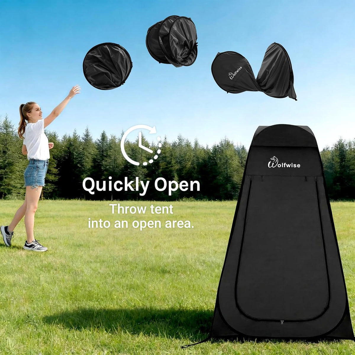 Wolfwise Pop-Up Privacy Tent – view 9