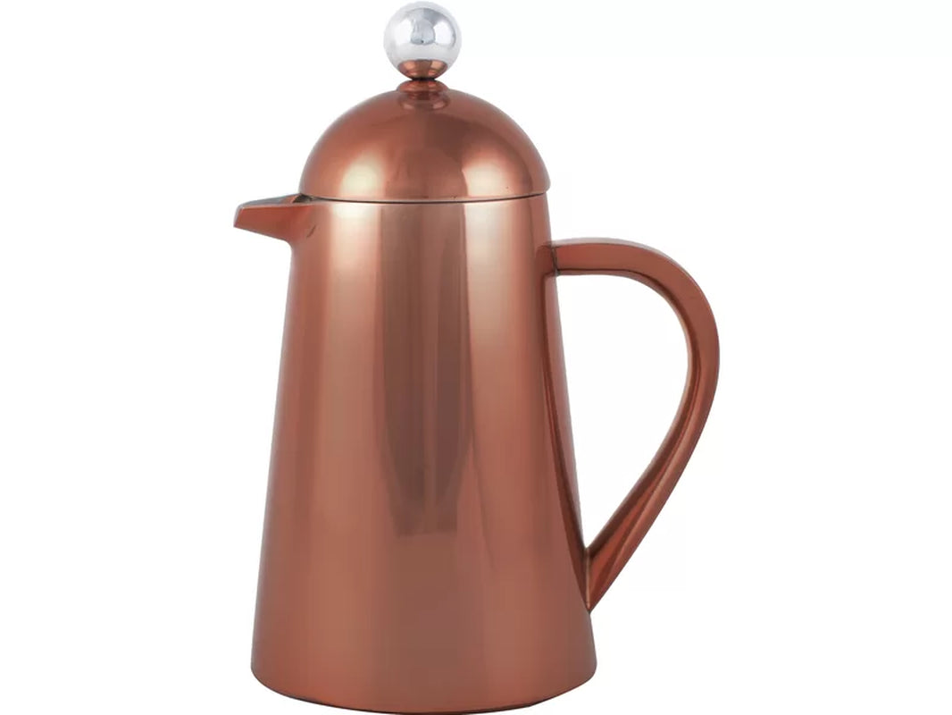 Copper thermal coffee pot for van life camping and outdoor adventures