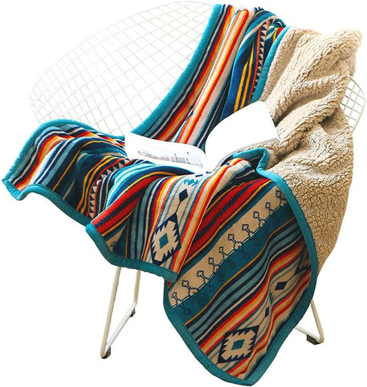Throw Blanket, Fluffy Soft Couch Blanket Warm Bed Blanket 127X152Cm