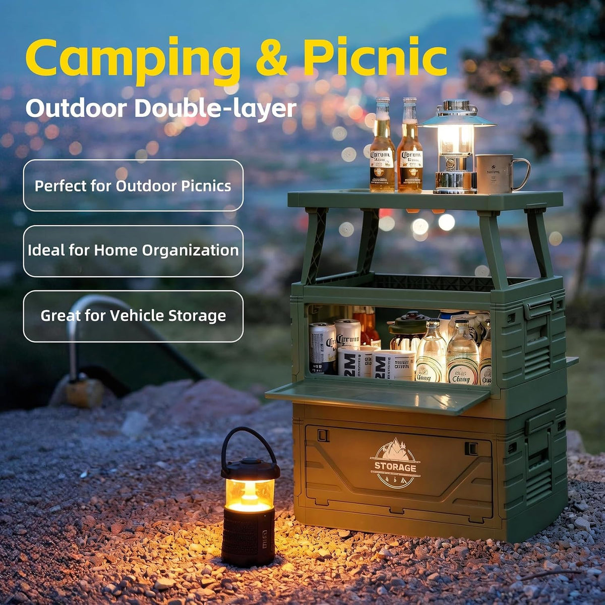 Folding Camping Storage Box – view 5