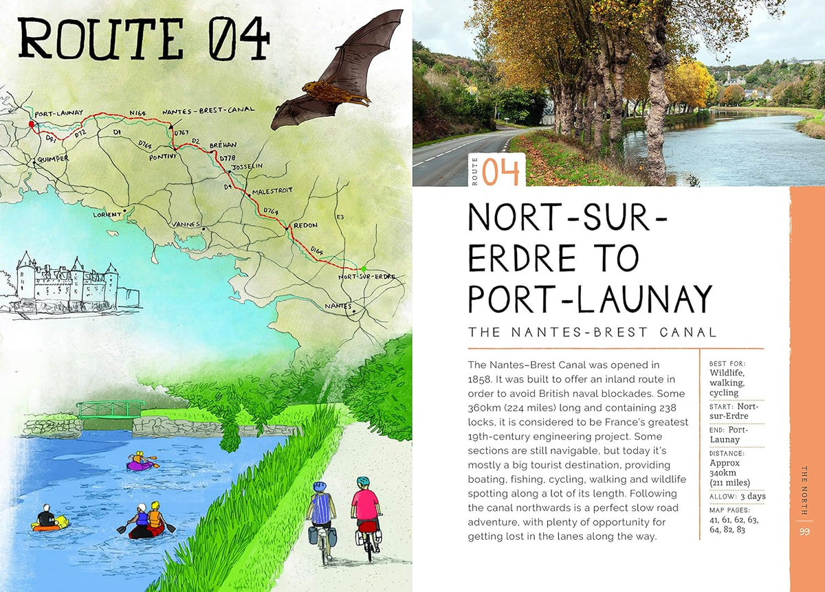 Take the Slow Road: France – sample interior pages 2