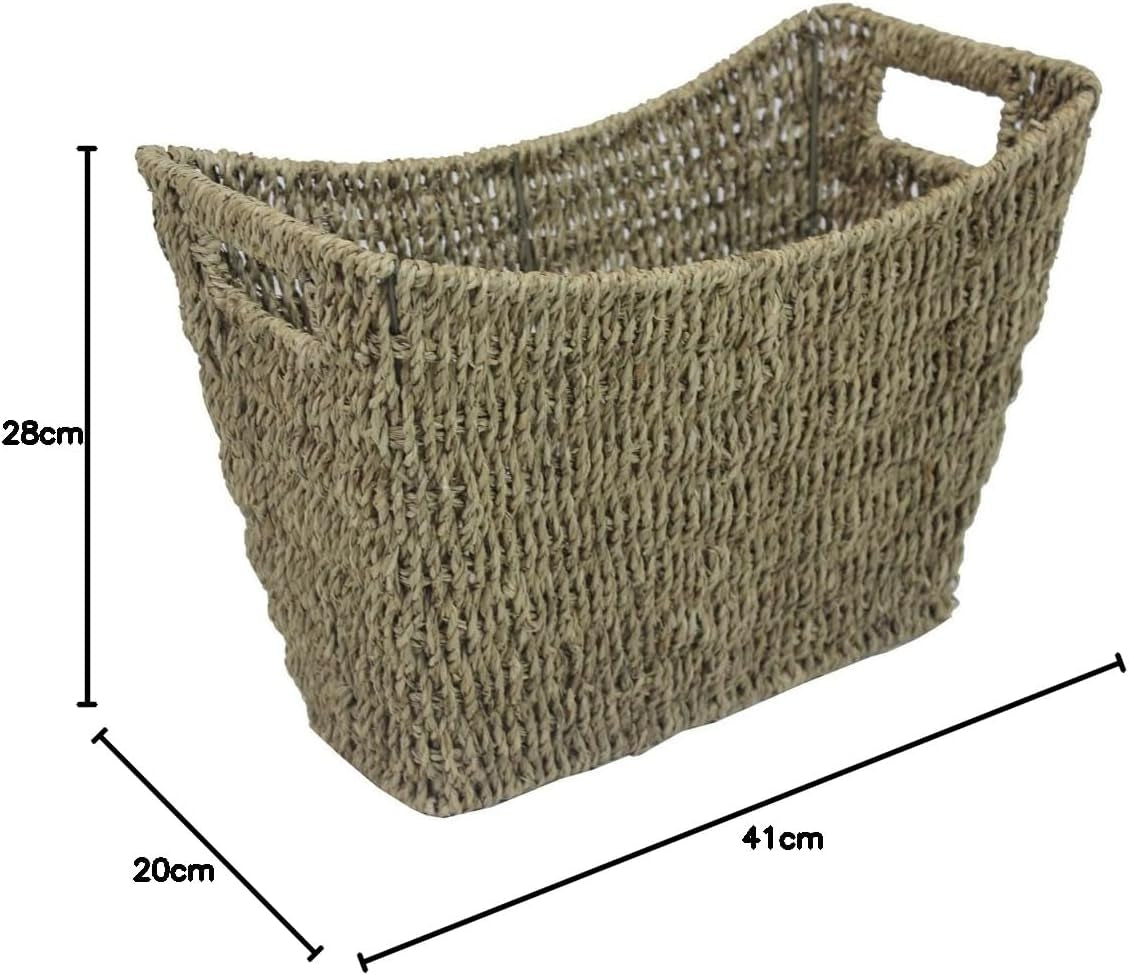 Seagrass Magazine and Book Rack – rack dimensions