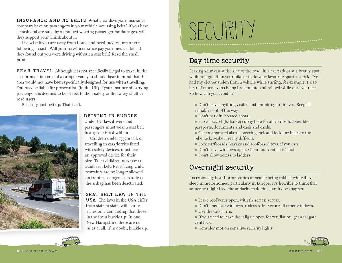 The Camper Van Bible: The Glovebox Edition – sample interior pages 8