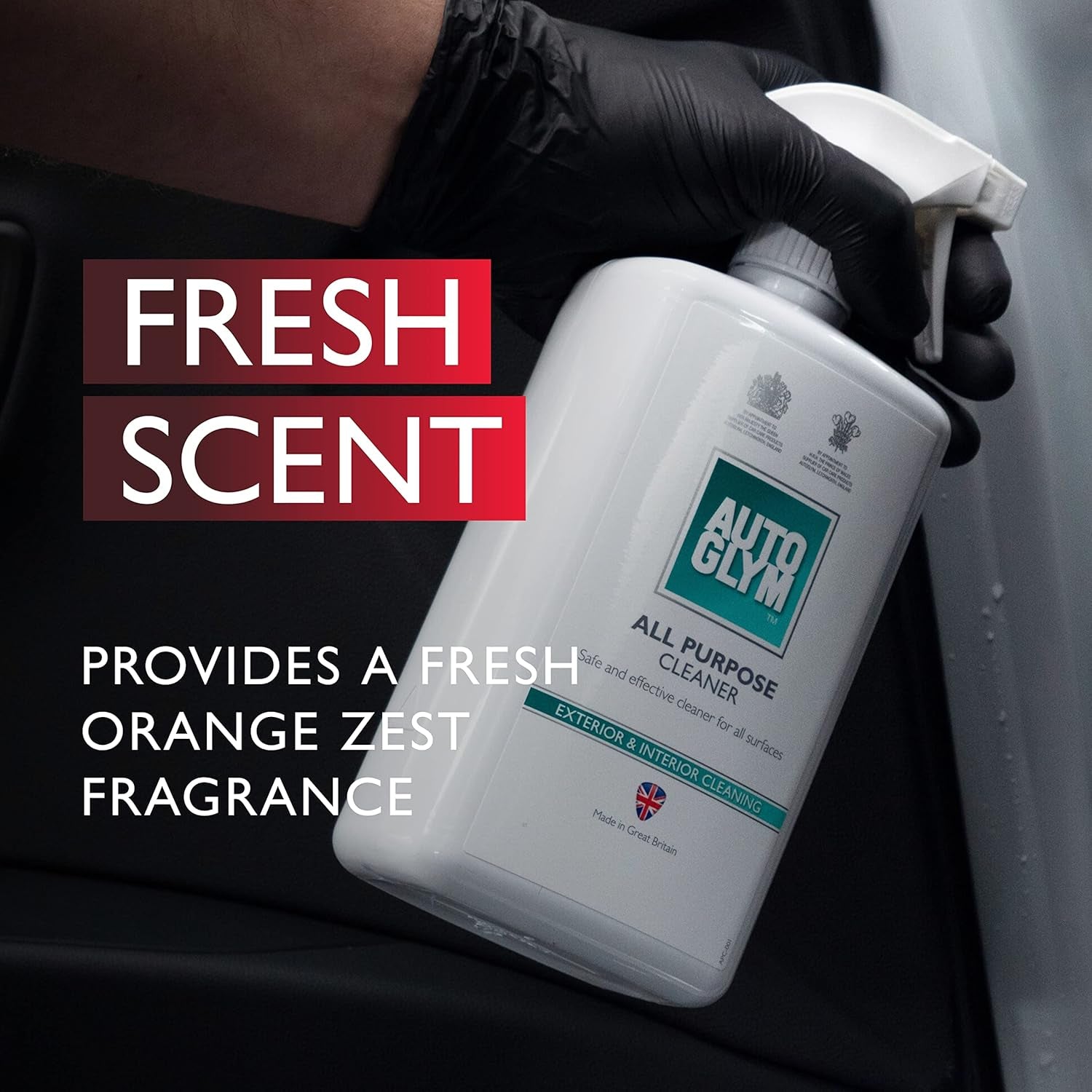 Autoglym all purpose cleaner with fresh orange zest scent for van interior and exterior cleaning
