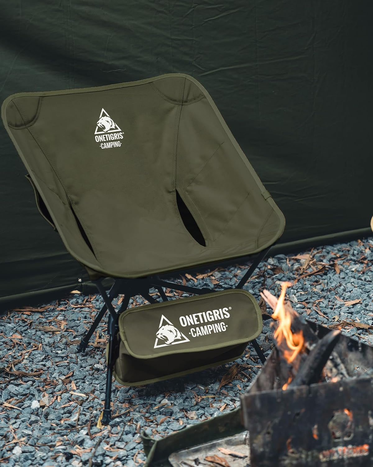 Tigerblade Camping Chair, Lightweight Folding Backpacking Hiking, Compact Portable 330 Lbs Capacity