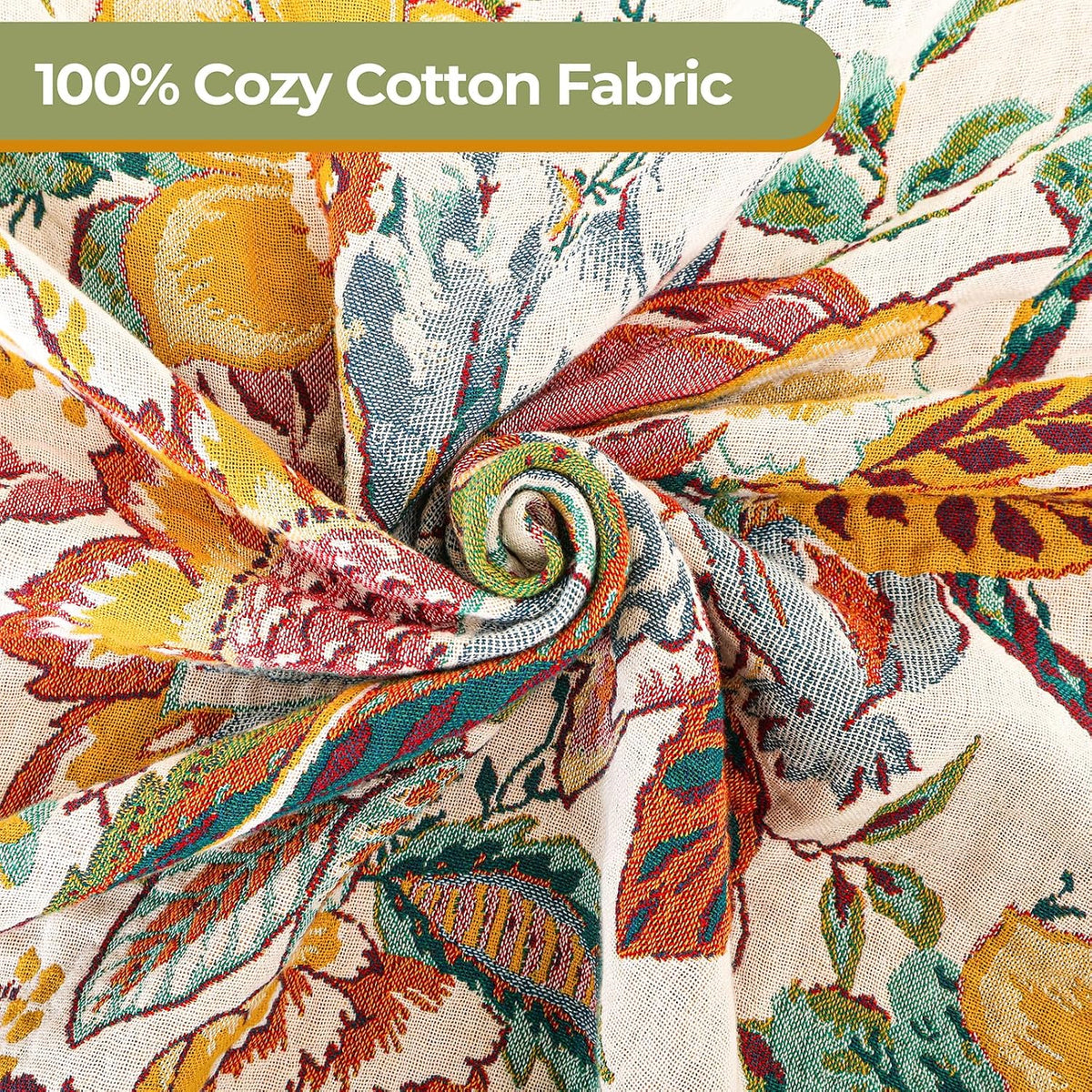 100% Cotton Sofa Throw Blanket,Double-Sided Bedspreads Double Size