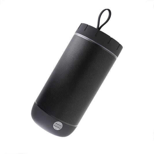 Portable Bluetooth speaker with carry loop for van life and outdoor adventures