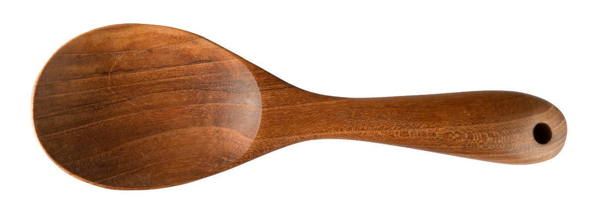 Handcrafted wooden spoon for van life cooking, perfect for camper van kitchen essentials