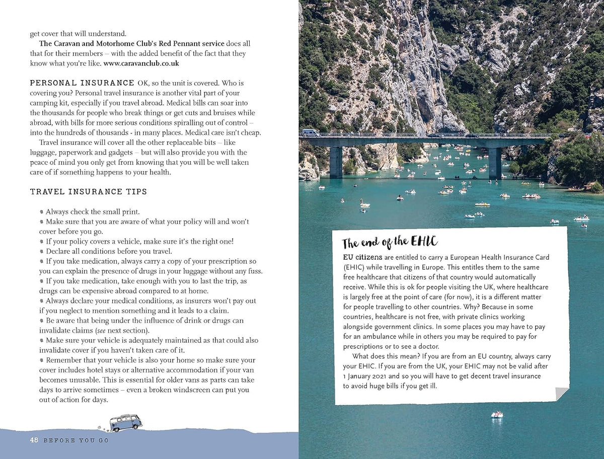 The Camper Van Bible: The Glovebox Edition – sample interior pages 4