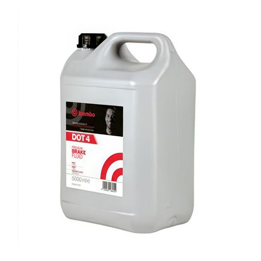 5L DOT 4 brake fluid canister for van life and vehicle maintenance