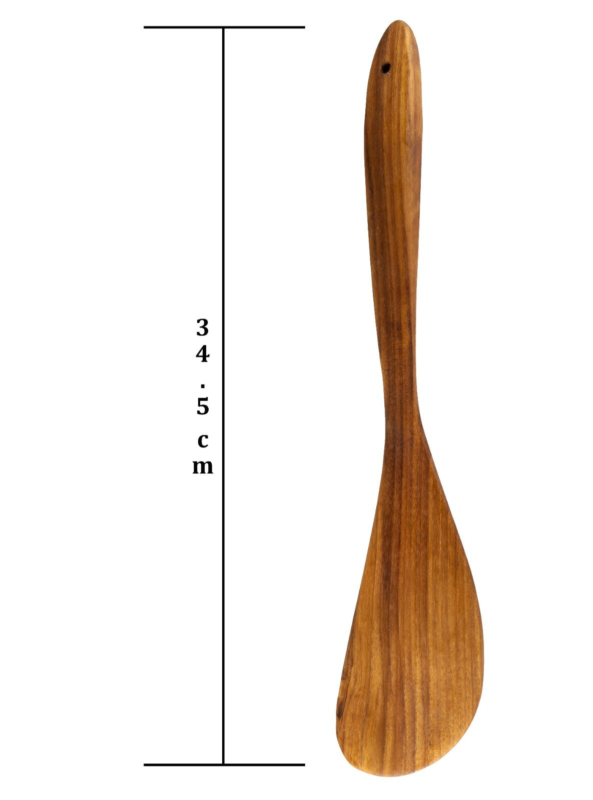 34.5cm wooden spoon for van life cooking, camper kitchen essential