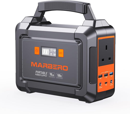 100W Portable Power Station 26,400Mah Power Bank with Plug Socket
