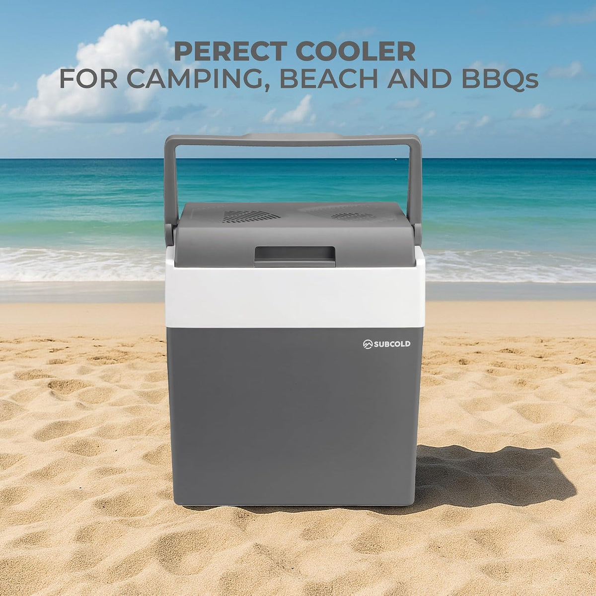Euro30 Electric Cool Box | 28L | 12V/240V | Holds 45 Cans