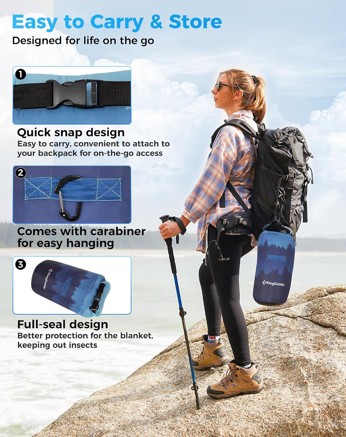 Insulated Camping Blanket – view 5