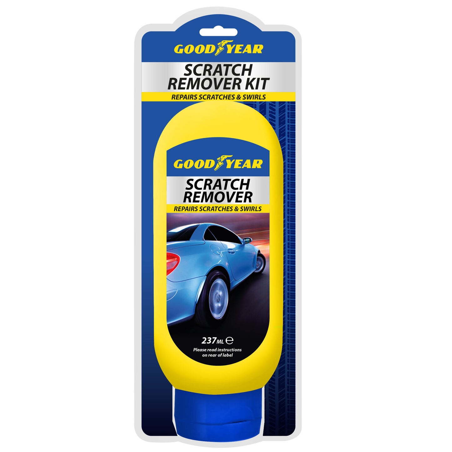 Goodyear Scratch Remover Kit for car paint, repairs scratches & swirls, 237ml van life essential
