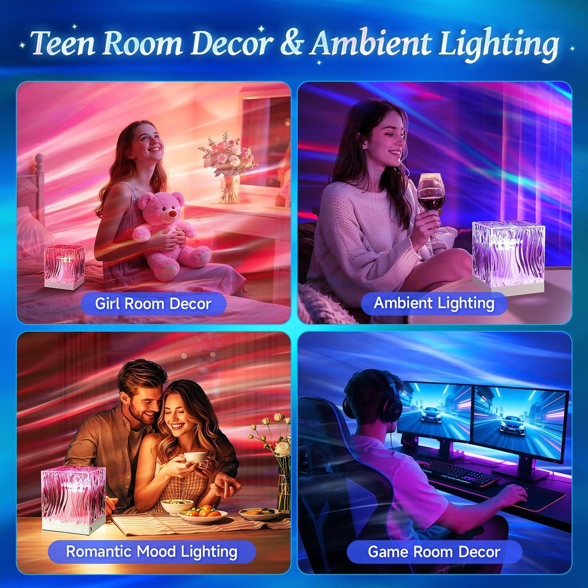 Sensory Lights Northern Lights Projector Birthday Gifts Decoration