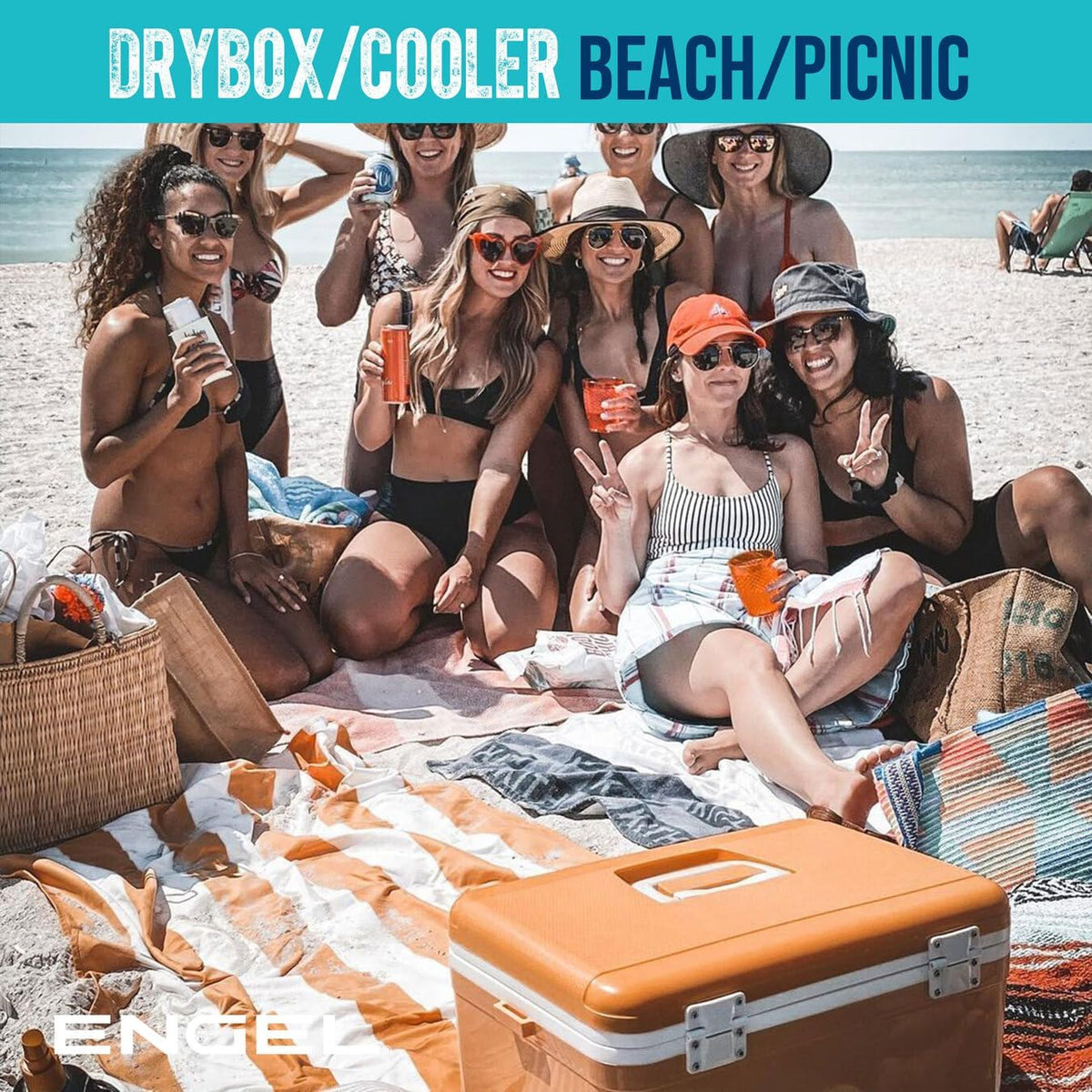 Cooler Box 18L Small Cool Box for Drinks and Food