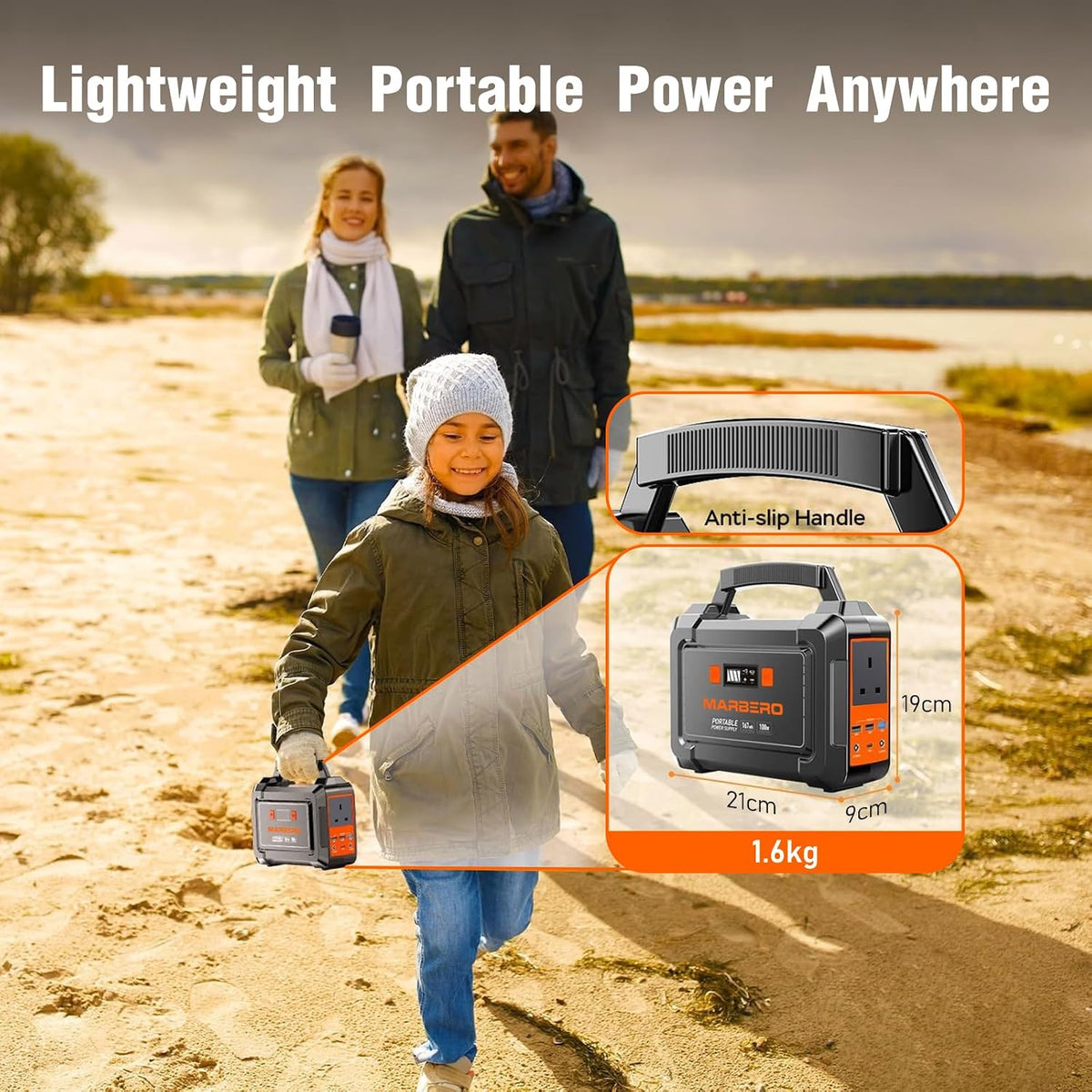 100W Portable Power Station 26,400Mah Power Bank with Plug Socket