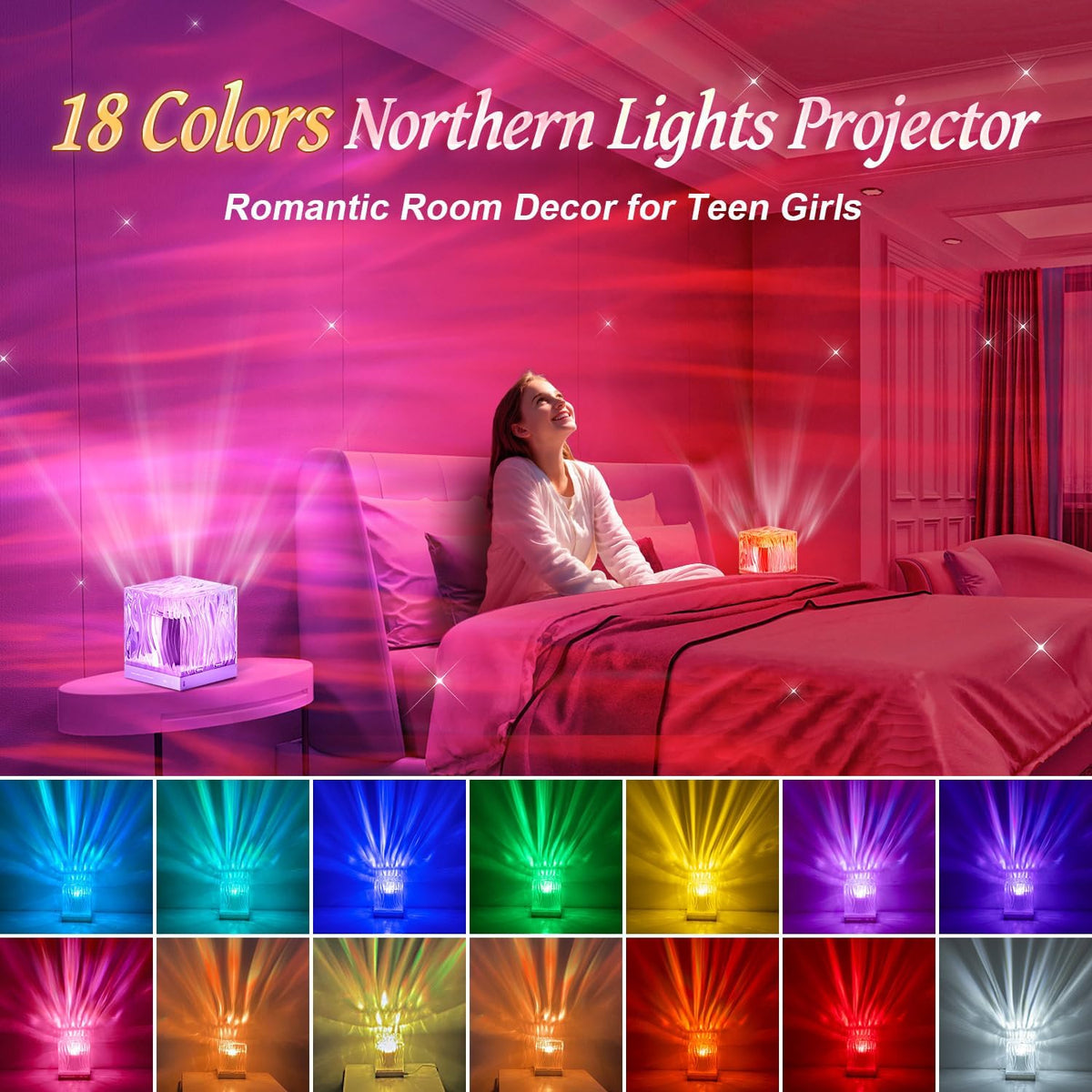 Sensory Lights Northern Lights Projector Birthday Gifts Decoration
