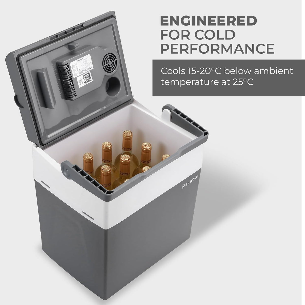 Euro30 Electric Cool Box | 28L | 12V/240V | Holds 45 Cans