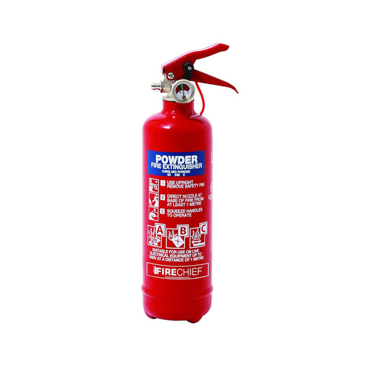 Multi Purpose Powder Fire Extinguisher – Ready to Use in Seconds – 600G ABC Fire Extinguisher for Home & Kitchen Use – 5 Year Guarantee –  Lightweight Travel Extinguisher for Vehicles