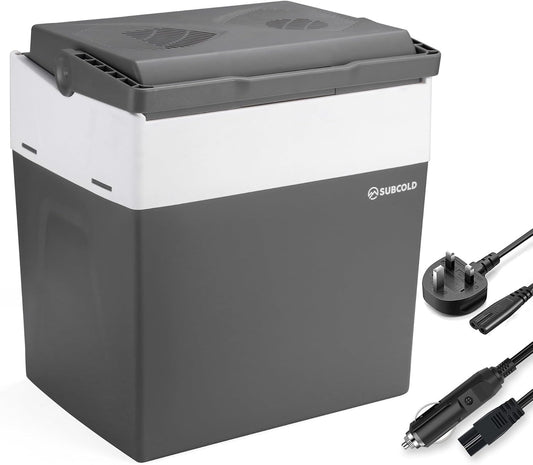 Euro30 Electric Cool Box | 28L | 12V/240V | Holds 45 Cans