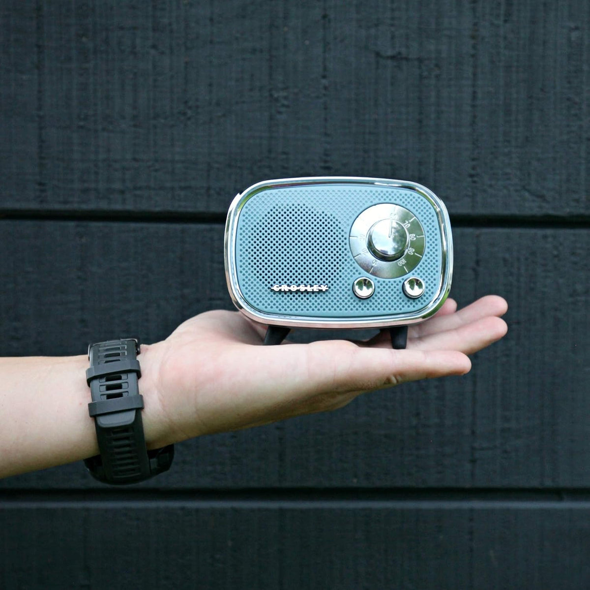 Rondo Retro Bluetooth Speaker - Portable Bluetooth Speaker Wireless, Rechargeable Battery, 3W Home, Outdoor Speaker, 27H Music Playtime, Microphone, Hands Free Calling, USB and Micro SD Ports