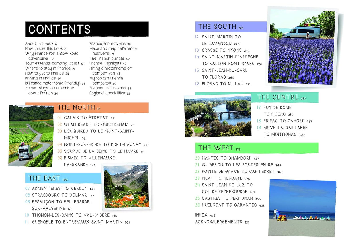 Take the Slow Road: France – sample interior pages 1