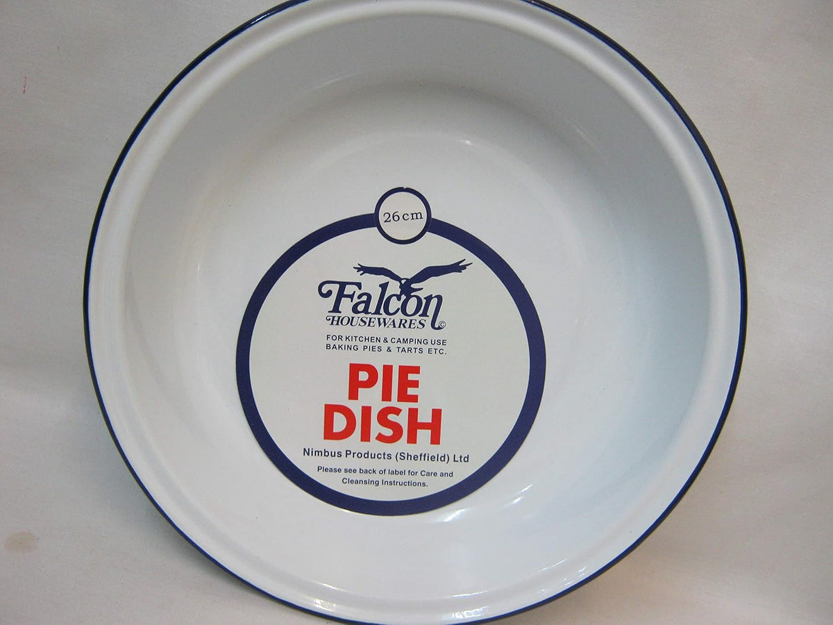 FALCON round Pie Dish White 26CM
