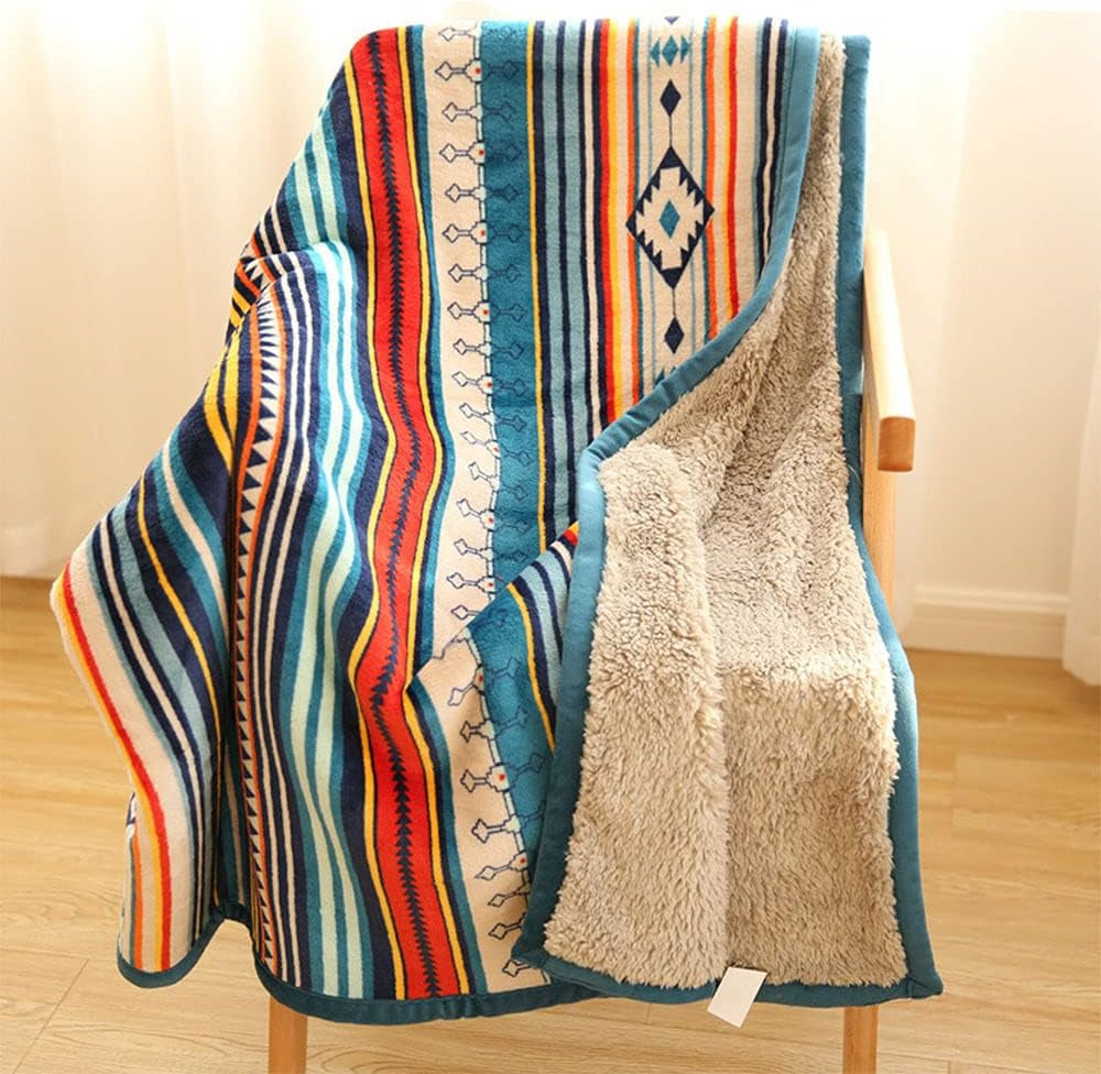 Throw Blanket, Fluffy Soft Couch Blanket Warm Bed Blanket 127X152Cm