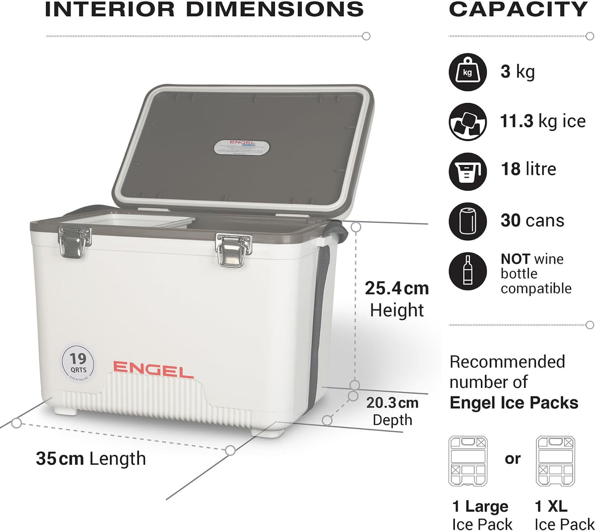 Cooler Box 18L Small Cool Box for Drinks and Food