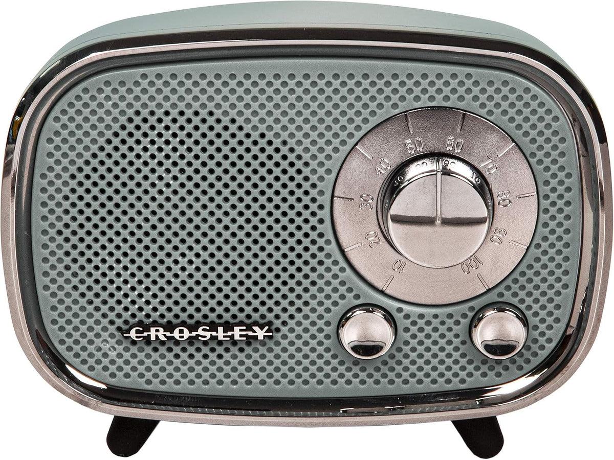 Rondo Retro Bluetooth Speaker - Portable Bluetooth Speaker Wireless, Rechargeable Battery, 3W Home, Outdoor Speaker, 27H Music Playtime, Microphone, Hands Free Calling, USB and Micro SD Ports