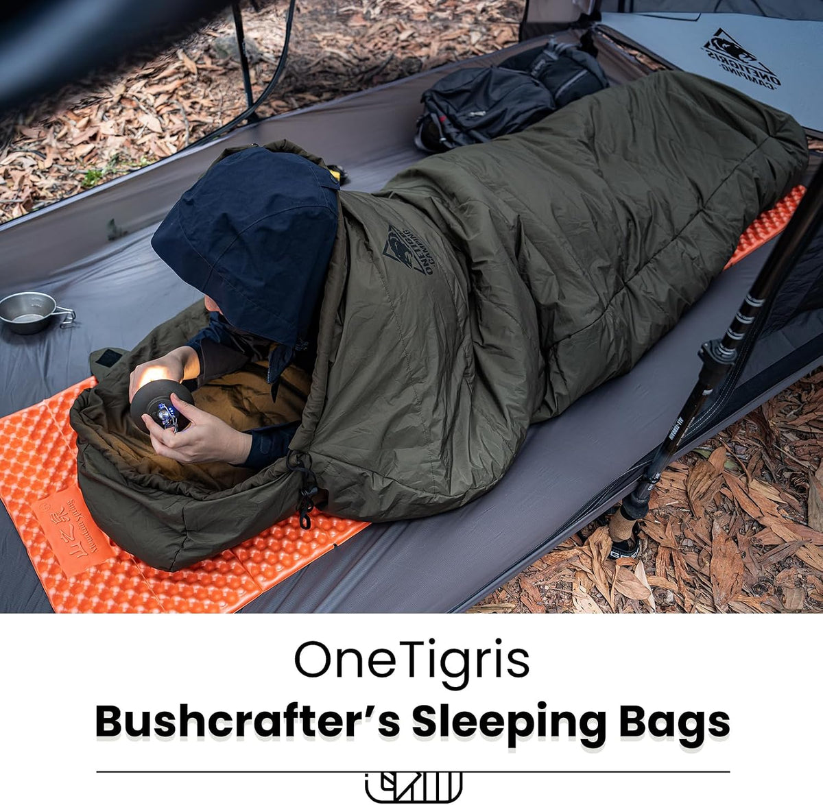 Bushcrafter’S Sleeping Bags, Mummy Sleeping Bag for Camping Hiking Backpacking, Survival Gear