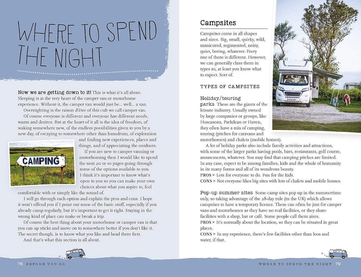 The Camper Van Bible: The Glovebox Edition – sample interior pages 6