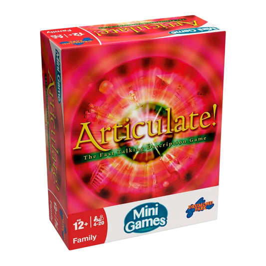 Articulate Mini Travel Board Game, Travel Games for Kids and Adults