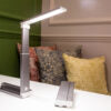 Slim LED desk lamp for van life, perfect for camper van interiors and cozy reading nooks