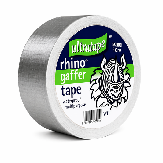 UltraTape Rhino Gaffer Tape, waterproof multipurpose 50mm x 10m, ideal for van life repairs and outdoor adventures