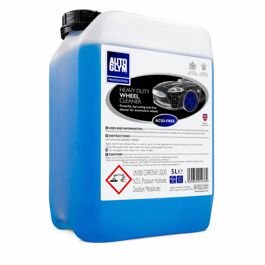 Autoglym Heavy Duty Wheel Cleaner 5L – acid-free, professional-grade for van and car wheels