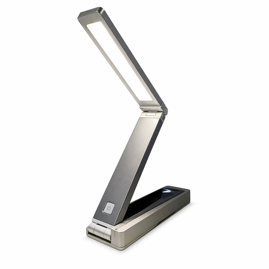 Foldable LED reading lamp for van life, camping, and outdoor adventures