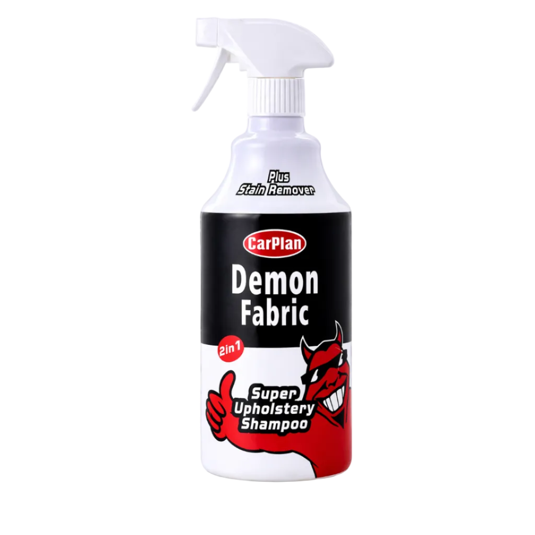 CarPlan Demon Fabric 2-in-1 super upholstery shampoo & stain remover spray for van interiors