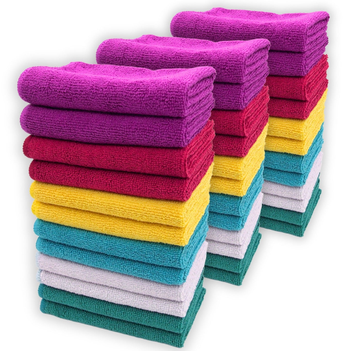 Colorful microfiber towels for van life, camping, and outdoor adventures — absorbent, compact, ideal for campers