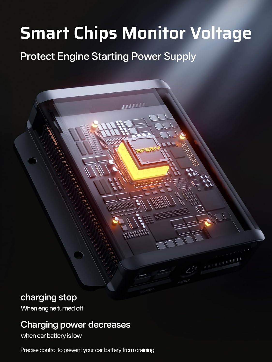 P210 Portable Power Station with DC600, 2048Wh LFP Backup, 600W Alternator Charger, 6X Faster than Cigarette Chargers, Compatible with 95%  Solar Generator, Perfect for Road Trips, Rving