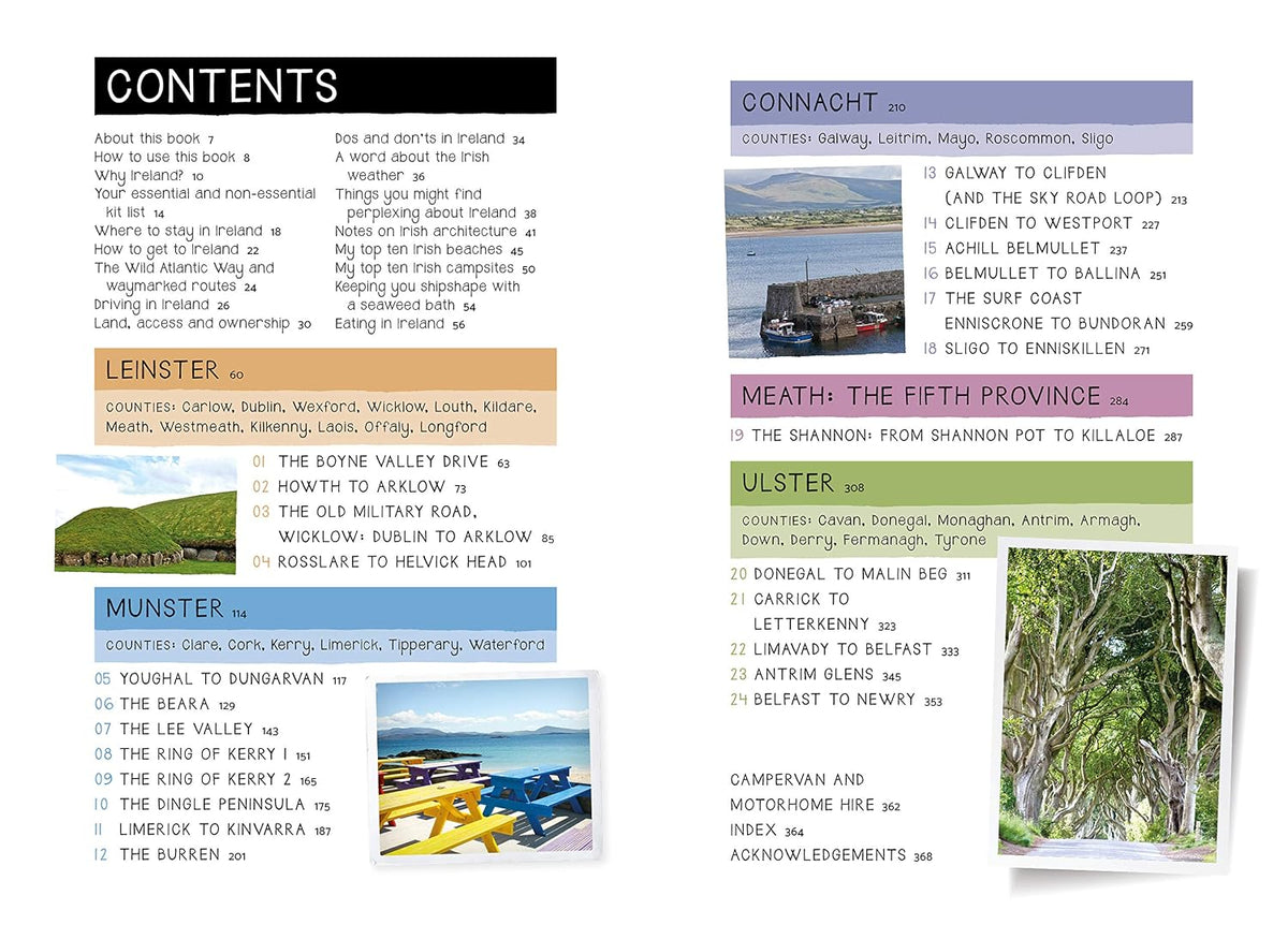 Take the Slow Road: Ireland – sample interior pages 1