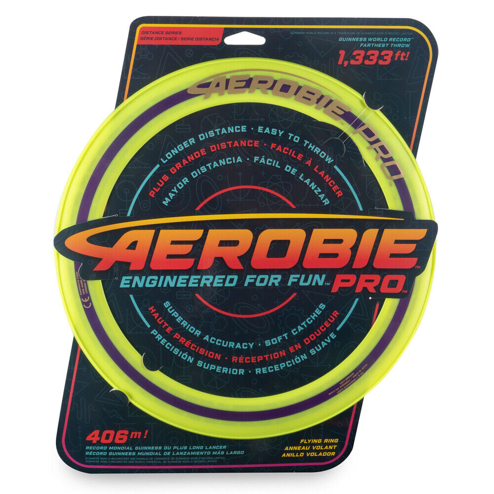 Aerobie Pro flying ring for outdoor fun, long-distance throws, perfect for van life adventures and festivals