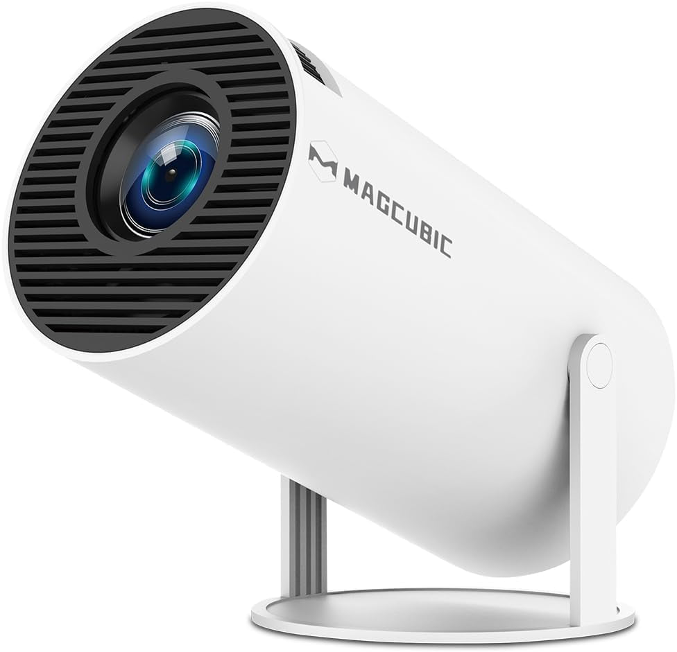 Mini Projector 4K Support, Auto Keystone Smart Portable Projector