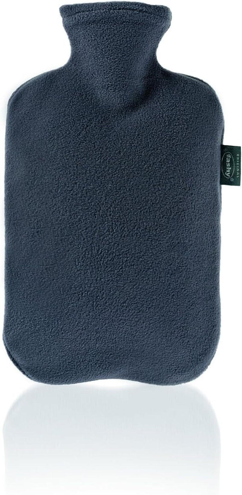 Fleece-covered hot water bottle for van life comfort and outdoor adventures