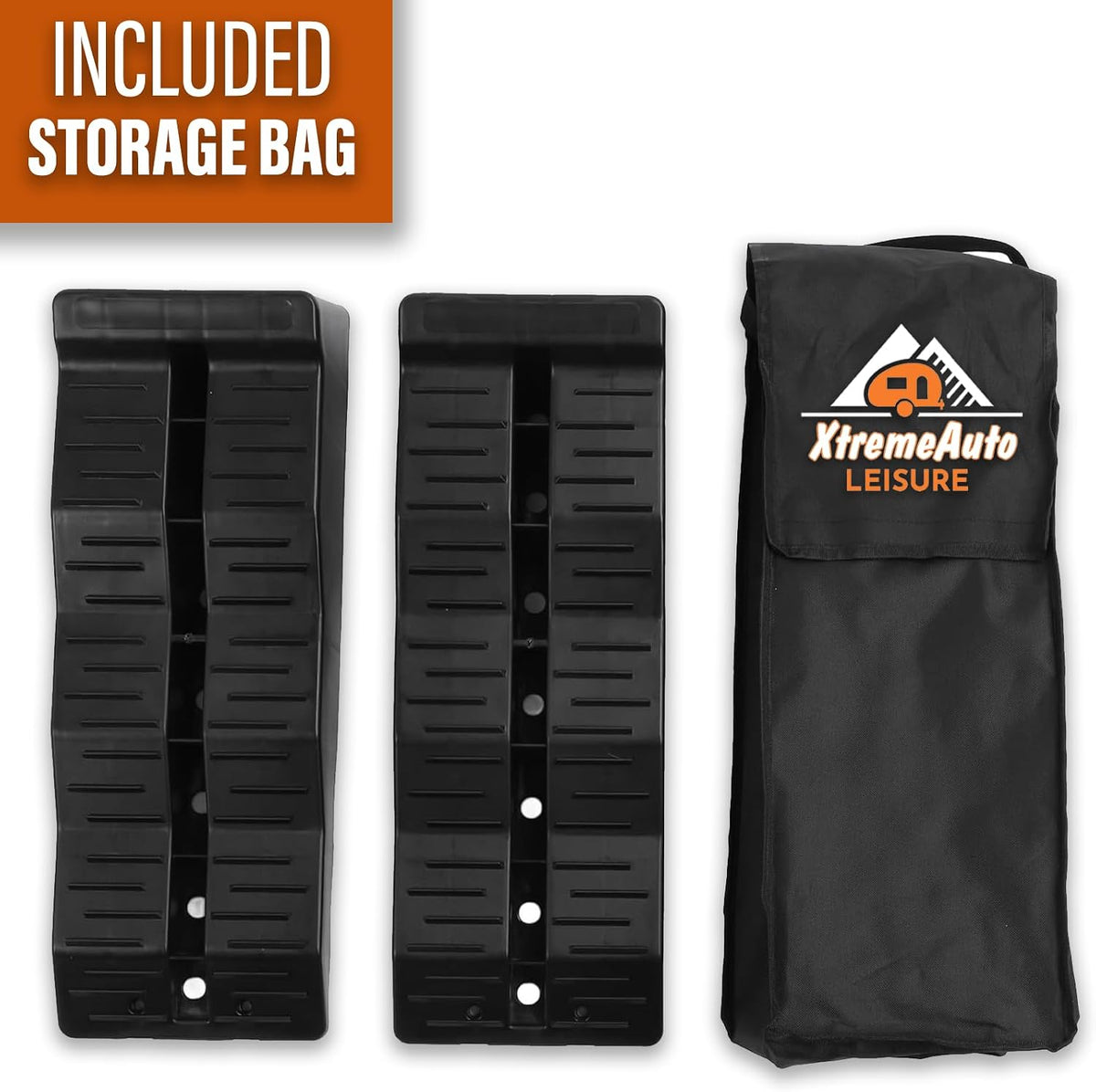 Motorhome Levelling Ramps with Carry Bag – ramps beside the carry bag